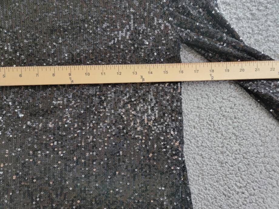 Steve Madden Delorean Sequined Mini Cocktail Dress Women's S Black Pullover