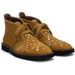 Wales Bonner Studded Desert Boots Men's 43.5/10.5US Tan Whipstitching Lace Up