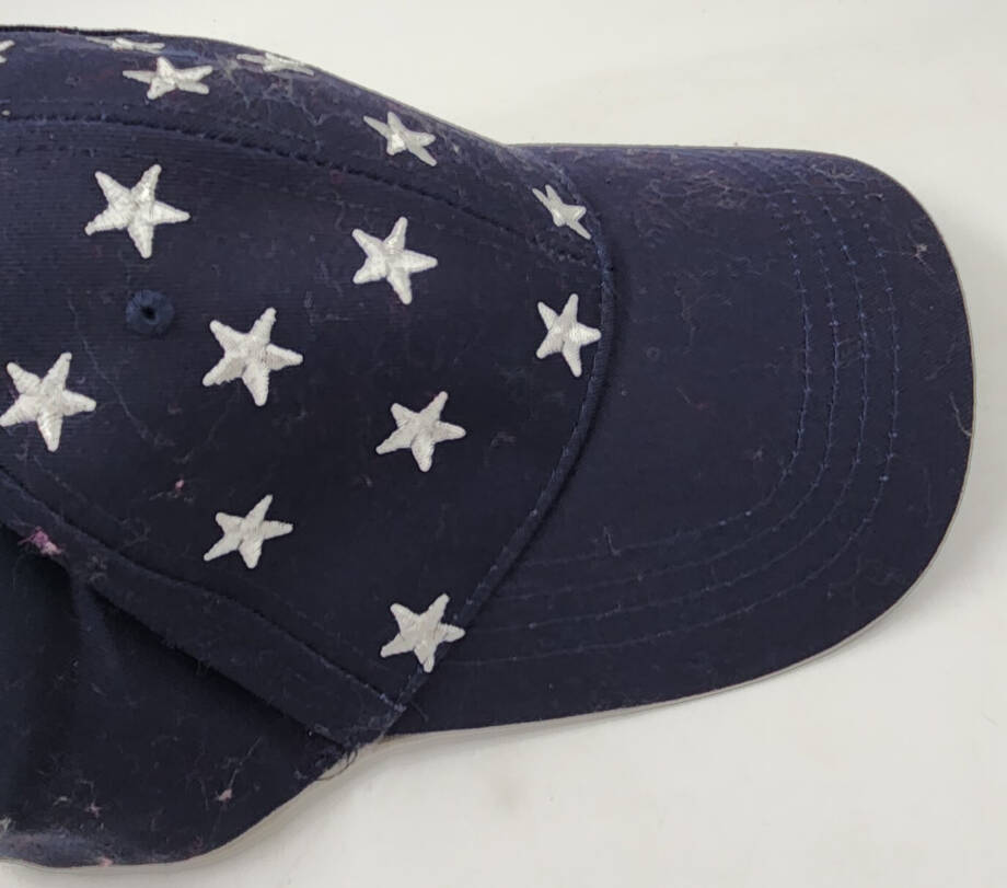 I.N.C. International Concepts Metallic Stars Baseball Cap Women's One Size Navy~