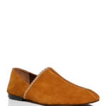 Wales Bonner Babush Collapsible Heel Slippers Men's 40/7US Tan Almond Toe SlipOn