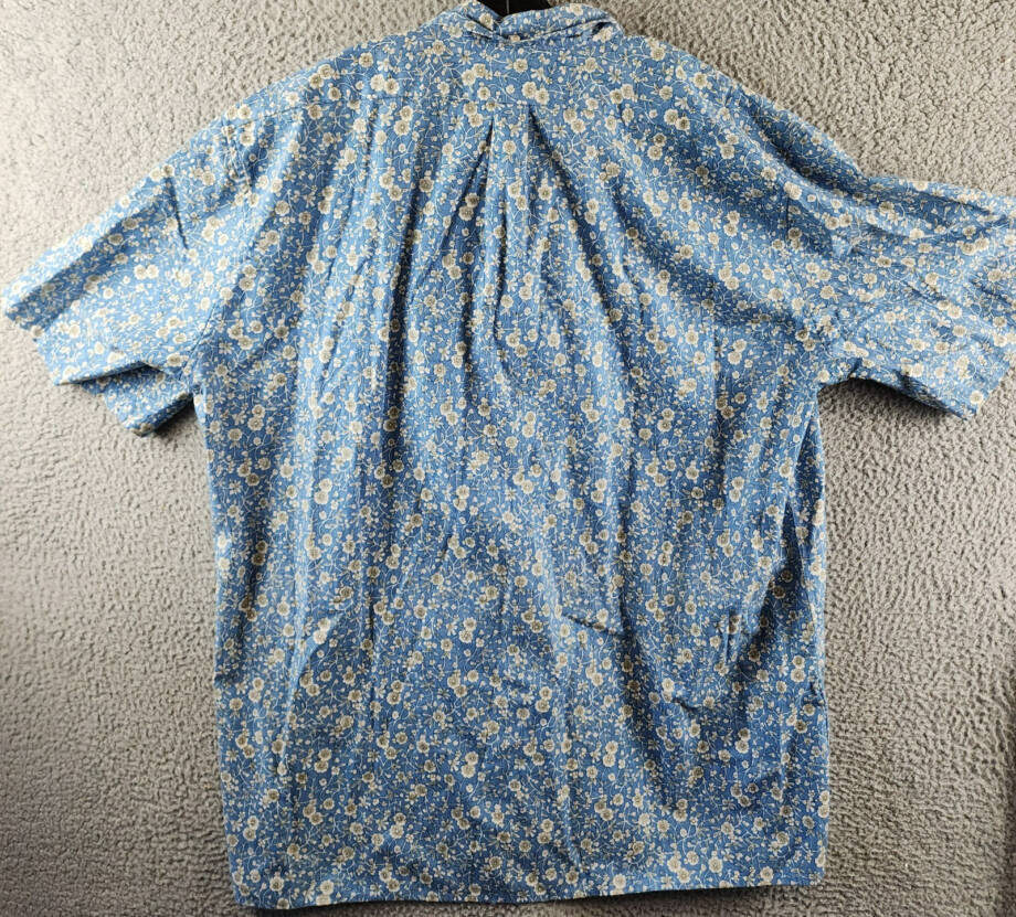 Reyn Spooner Kettle Floral Classic Fit Camp Shirt Men's 3XL Lichen Blue S/S