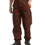 G-Star Raw Printed Straight-Fit Cargo Pants Men's 33/32 Rodeo Island Button Zip