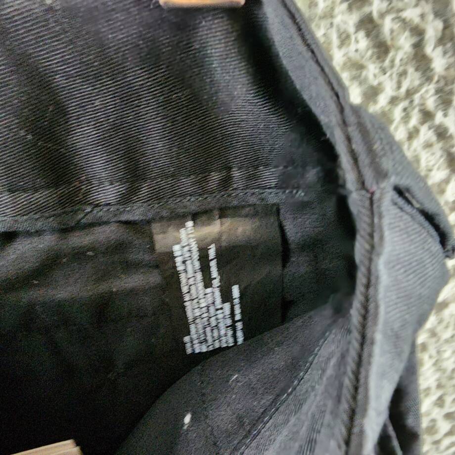 Theory Straight Twill Cargo Pants Men's 30 Black Side Pockets Button Zip Closure