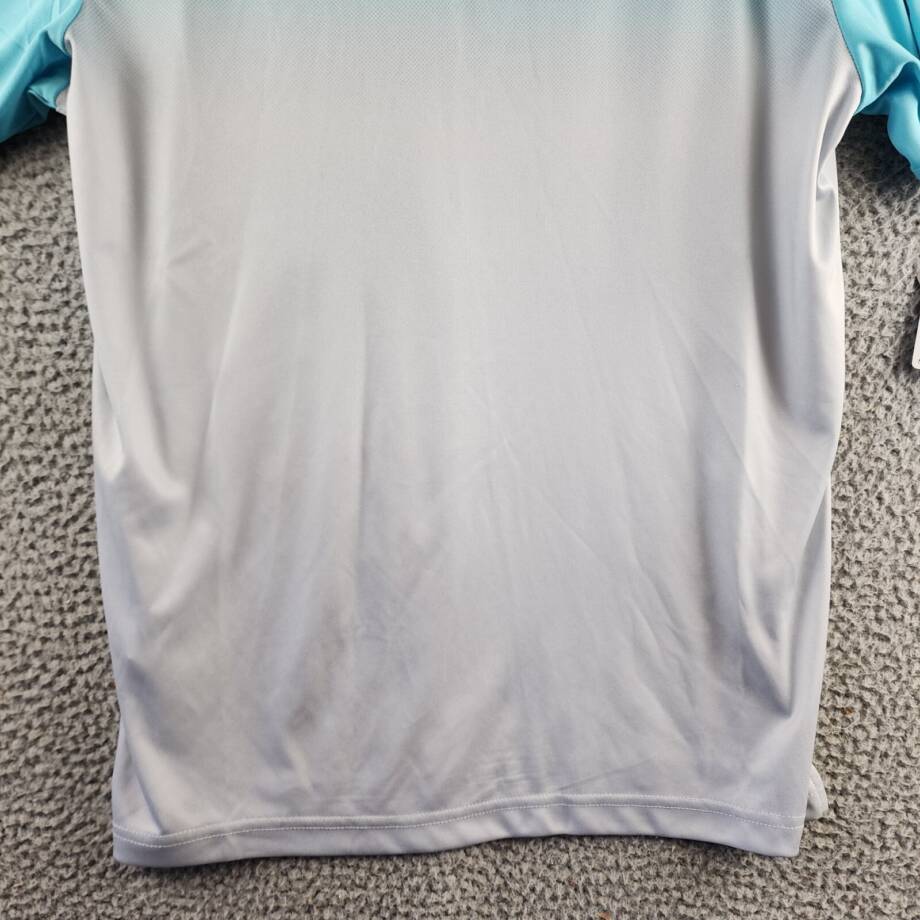 Pga Tour Classic-Fit Performance Ombre Golf Polo Shirt Men's M Blue Curacao