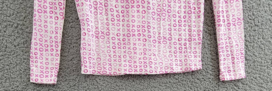 KatieJnyc Maia Long SleevedTop & Pants Pajamas Set Girls M White/Pink XOXO Print