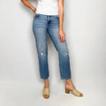 Hidden Tracey High Rise Straight Jeans Women's 25 Denim Blue Zip Button Closure