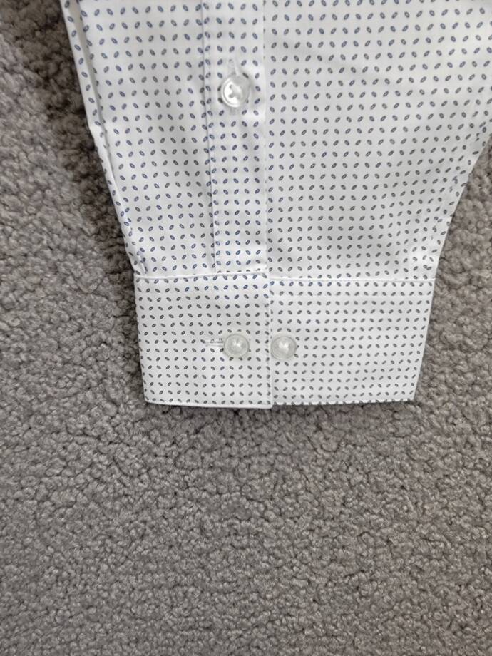 Calvin Klein Steel Plus Slim Fit Stretch Wrinkle Free Dress Shirt Men's 17 34-35