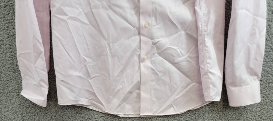 Calvin Klein Steel + Regular Fit Pin Cord Dress Shirt Men's Light Pink 16.5
