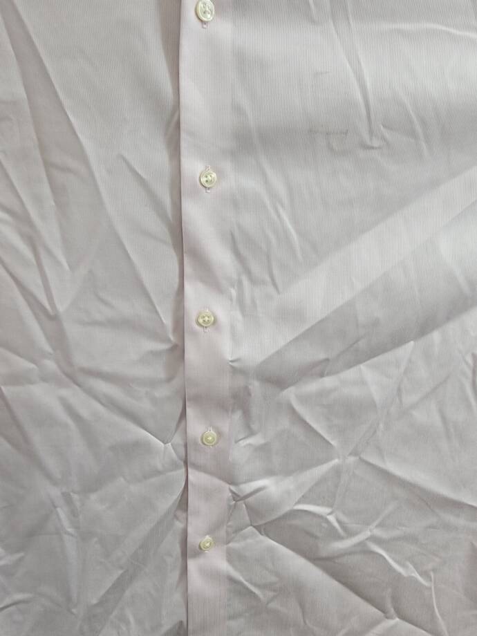Calvin Klein Steel + Regular Fit Pin Cord Dress Shirt Men's Light Pink 16.5
