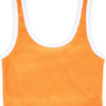 KatieJnyc Margot Tank Top Girls' M Orange Slush Scoop Neck Sleeveless Pullover