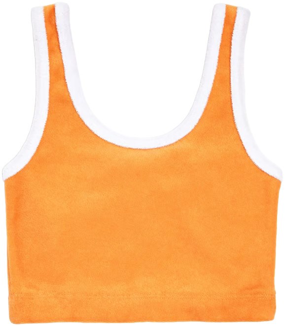 KatieJnyc Margot Tank Top Girls' M Orange Slush Scoop Neck Sleeveless Pullover