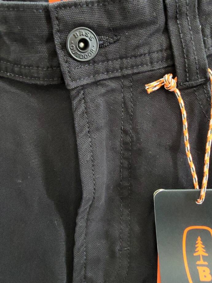 BASS OUTDOOR Worker Cargo 9" Shorts Men's 30 Caviar Zipped Pockets Button Zip