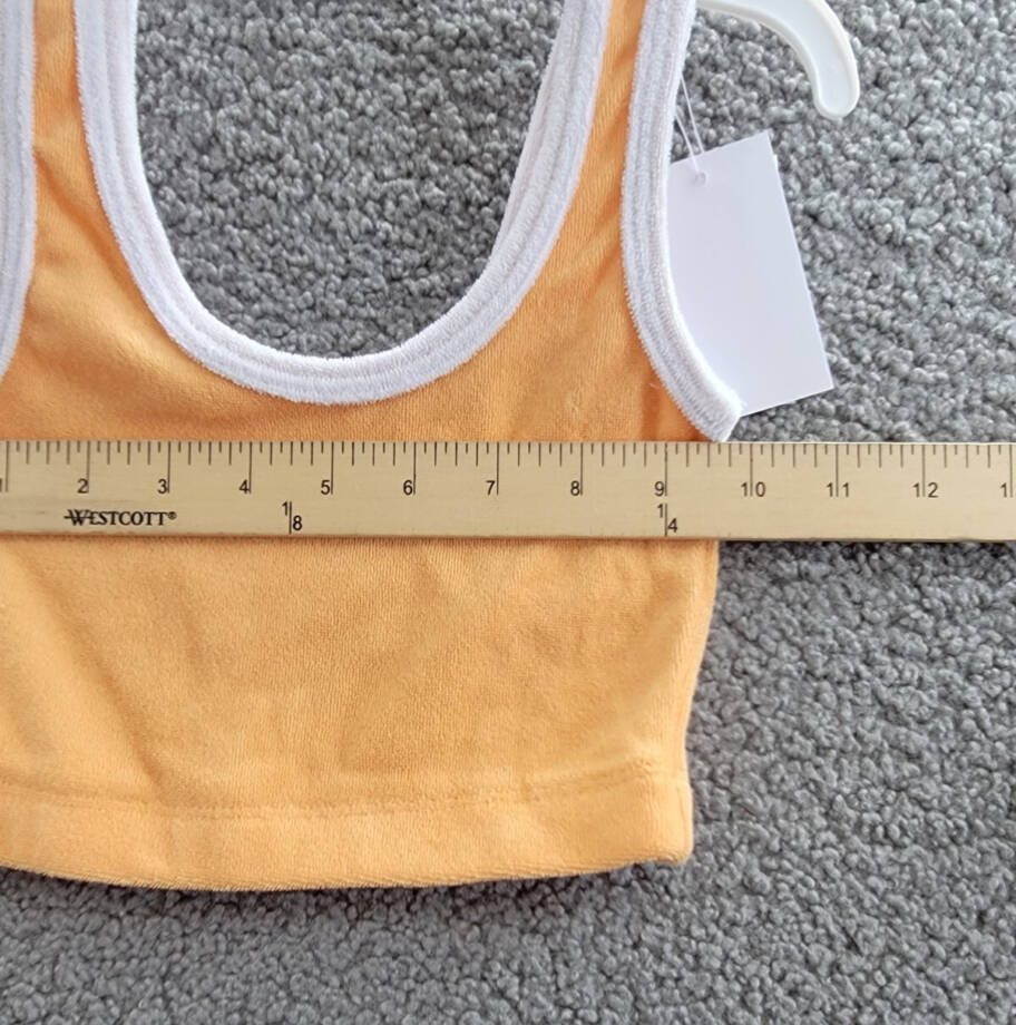 KatieJnyc Margot Tank Top Girls' M Orange Slush Scoop Neck Sleeveless Pullover
