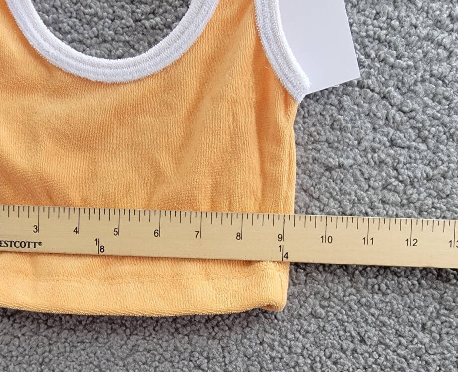 KatieJnyc Margot Tank Top Girls' M Orange Slush Scoop Neck Sleeveless Pullover