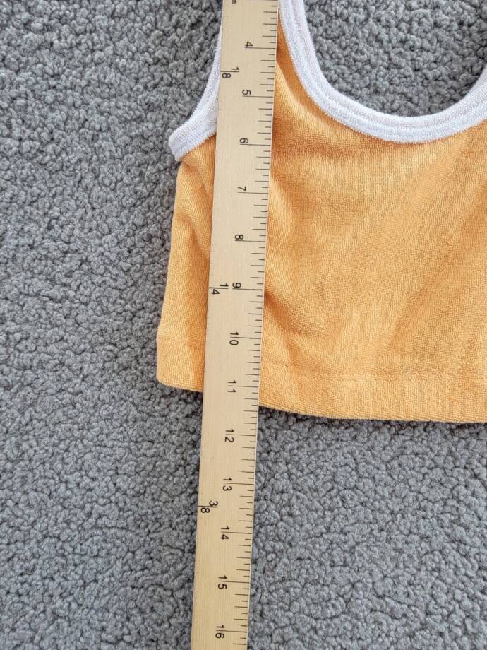 KatieJnyc Margot Tank Top Girls' M Orange Slush Scoop Neck Sleeveless Pullover