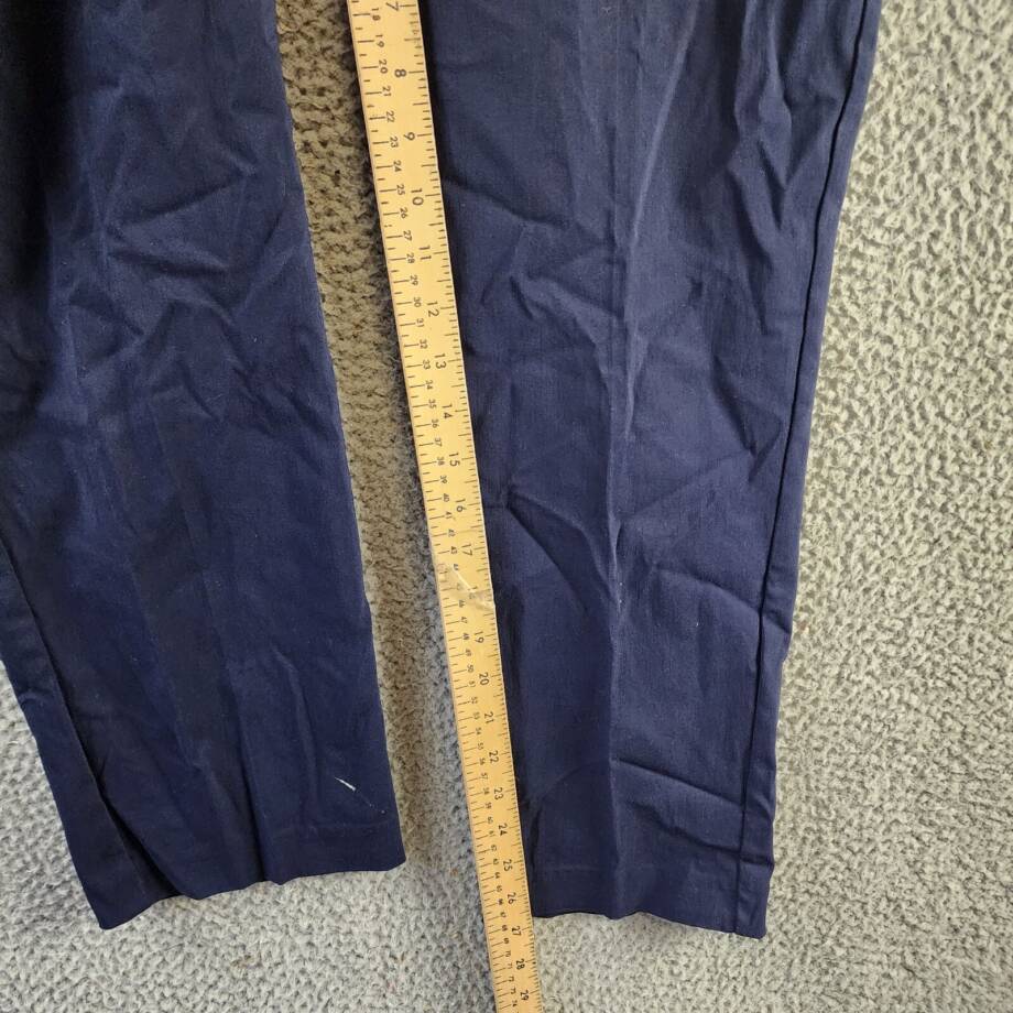 Alfred Dunner Petite Allure Proportioned Pants Women's 8P Navy Elastic Waist