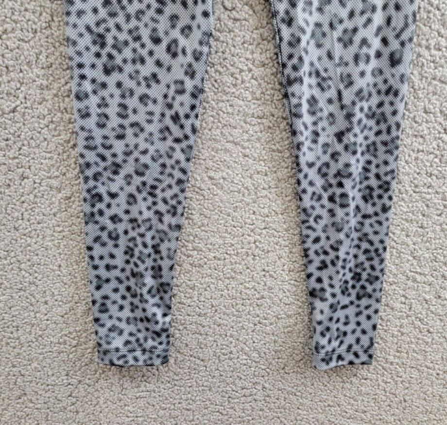 Under Armour Animal Print Leggings Girls - Grey Multi Pull On Elastic Waist 6X