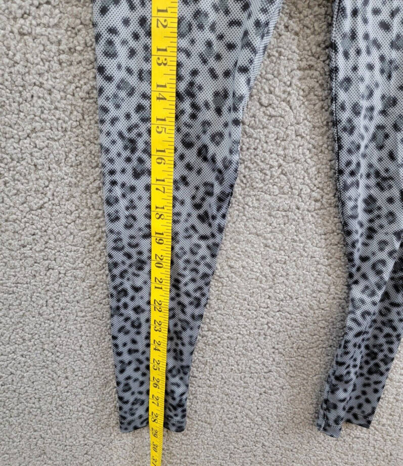 Under Armour Animal Print Leggings Girls - Grey Multi Pull On Elastic Waist 6X