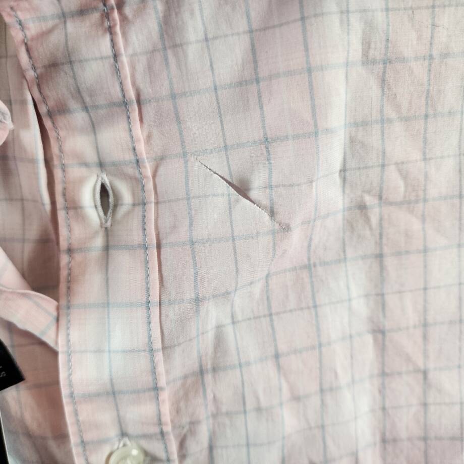 The Men's Store at Bloomingdale's Stretch Slim Fit Button Up Shirt Men's S Pink
