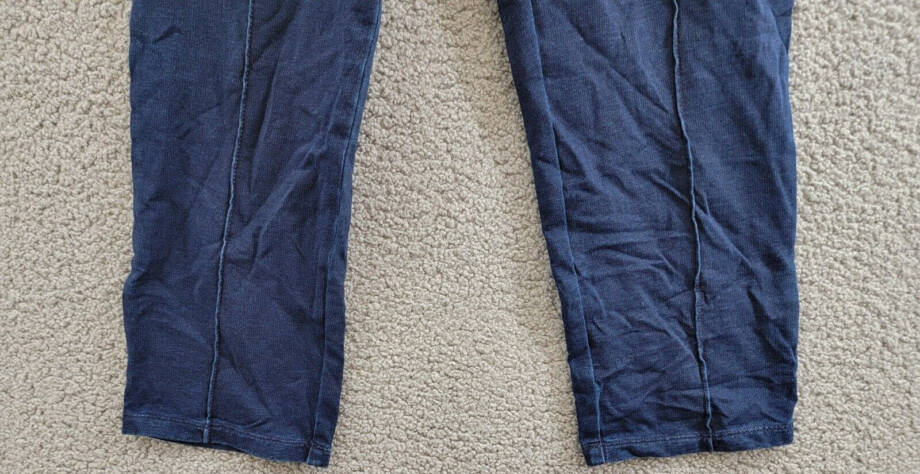 Style & Co Knit Pull-On Cropped Pants Women's Small Galaxy Wash Faux Zip Pockets