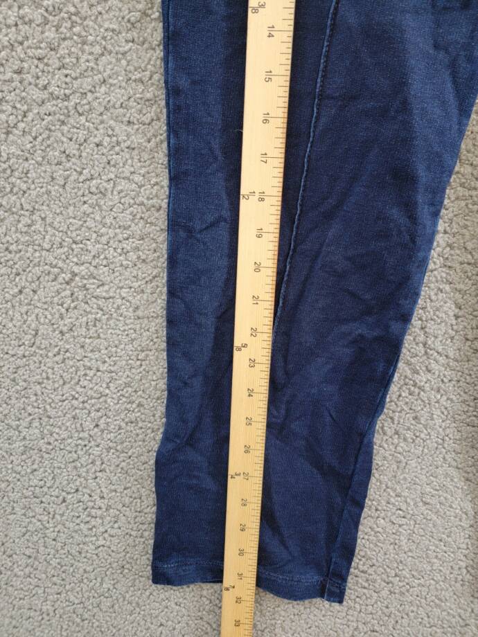 Style & Co Knit Pull-On Cropped Pants Women's Small Galaxy Wash Faux Zip Pockets