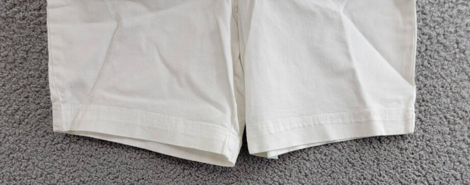 Lee Platinum Georgia Belted Shorts Women's 10 White Side Pockets Button Zip