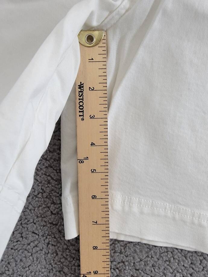 Lee Platinum Georgia Belted Shorts Women's 10 White Side Pockets Button Zip