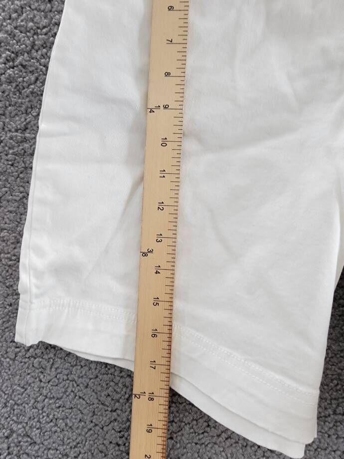 Lee Platinum Georgia Belted Shorts Women's 10 White Side Pockets Button Zip