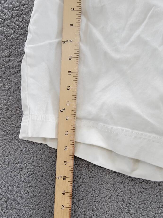 Lee Platinum Petite Georgia Belted Shorts Women's 10P White Pockets Button Zip