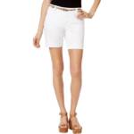 Lee Platinum Label Petite Georgia Belted Shorts Women's 12P White Zip & Button