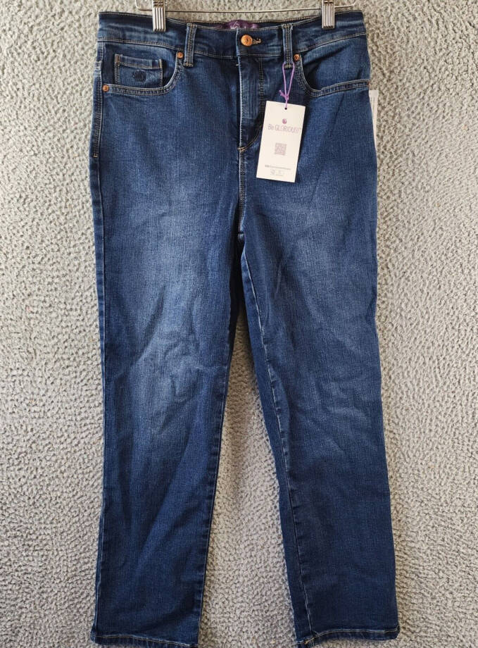 Gloria Vanderbilt Amanda Petites The Original Slimming Jean Women's 8PS Madison+