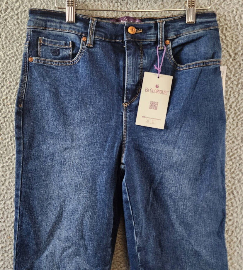 Gloria Vanderbilt Amanda Petites The Original Slimming Jean Women's 8PS Madison+