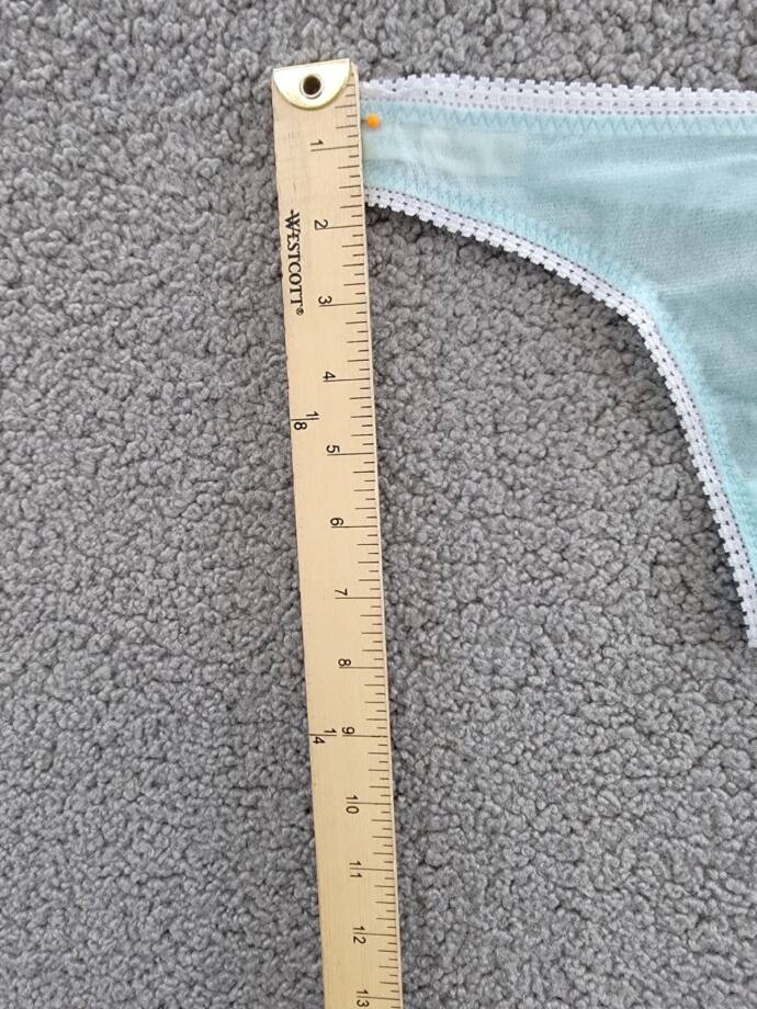 On Gossamer Mesh Hip G-String Women's S/M Pastel Turquoise Sheer Elastic Waist