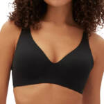 GapBody Everyday Essentials Wireless Bra Women's 34DD Black Hook & Eye Back