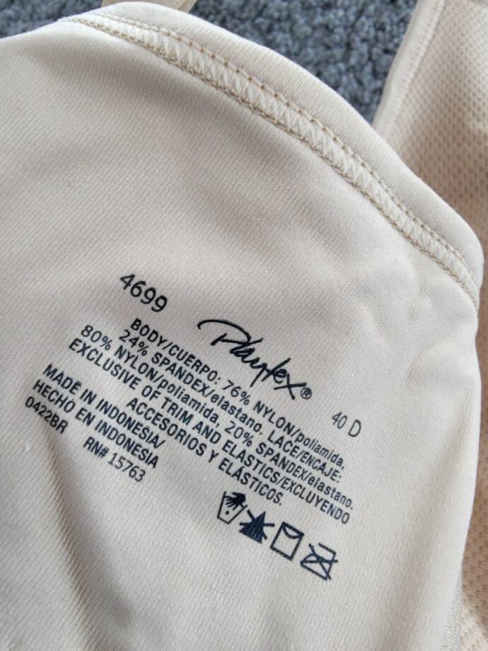 Playtex 18 Hour® Bounce Control Convertible Wireless Bra Women's 40D Taupe