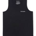 Columbia Crewneck Sleeveless Logo Graphic Tank Top Men's Small Black Pullover