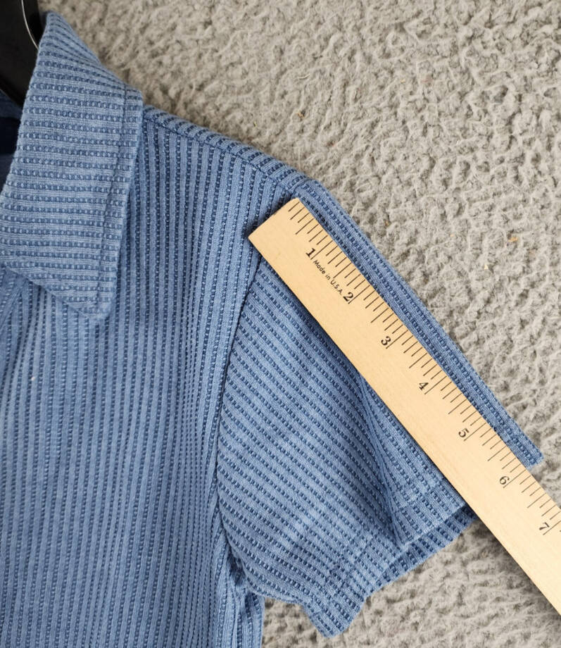 Univibe Cliff Knit Polo Shirt Big Boys S Blue Collared Short Sleeve Pullover