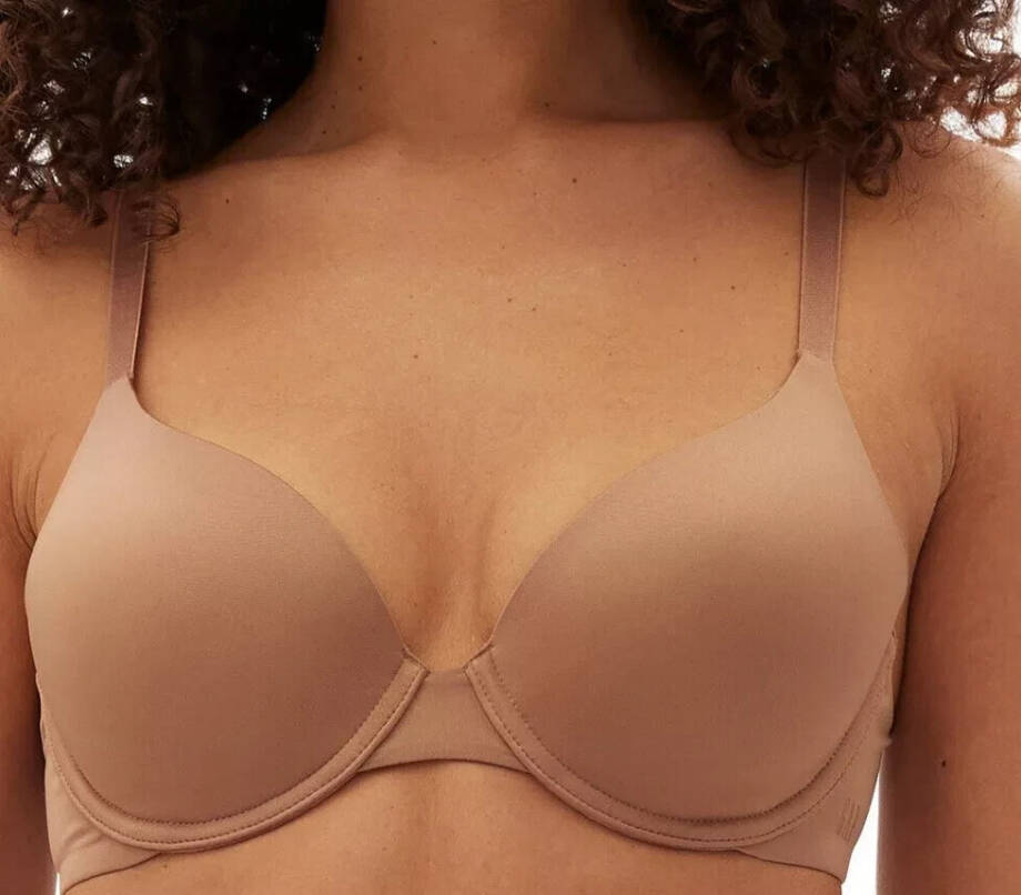 GapBody Everyday Essentials T-Shirt Bra Women's 34A Bronzed Blush Hook & Eye