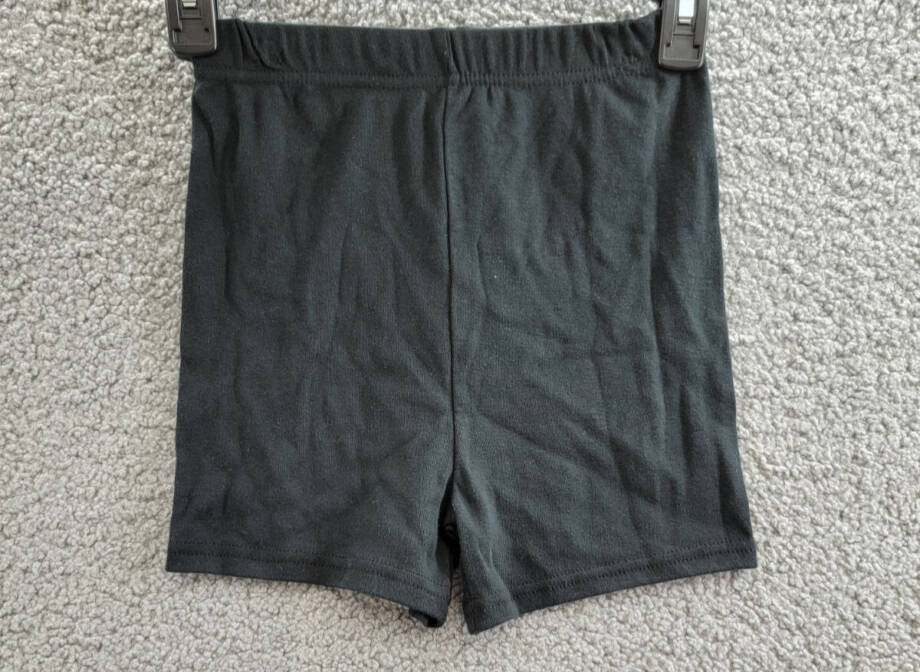 Marvel Avengers Plain Sleep Shorts Boys 10 Black Elastic Waist Pull On