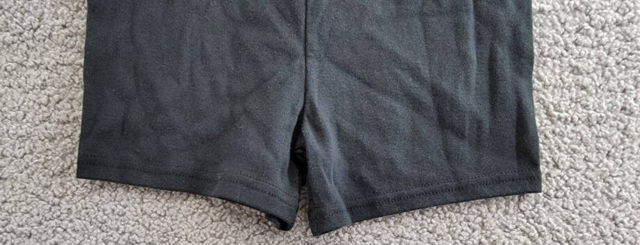 Marvel Avengers Plain Sleep Shorts Boys 10 Black Elastic Waist Pull On