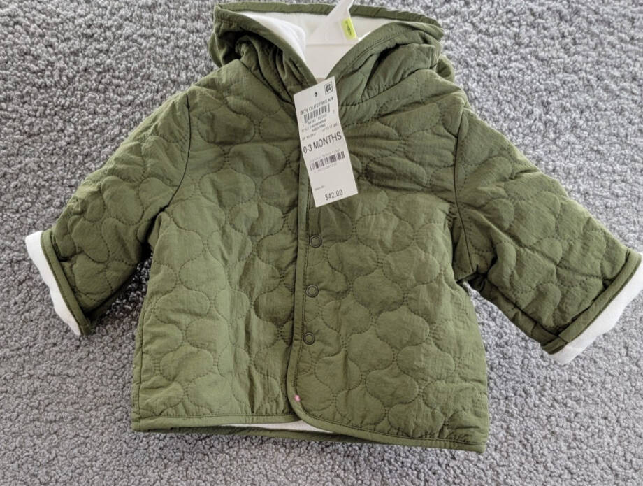 First Impressions Quilted Micro-Fleece-Lined Hooded Jacket Baby Boys' 0-3M Pine