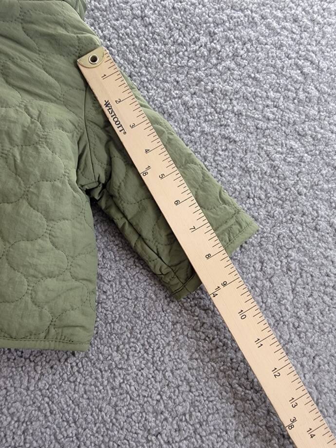 First Impressions Quilted Micro-Fleece-Lined Hooded Jacket Baby Boys' 0-3M Pine