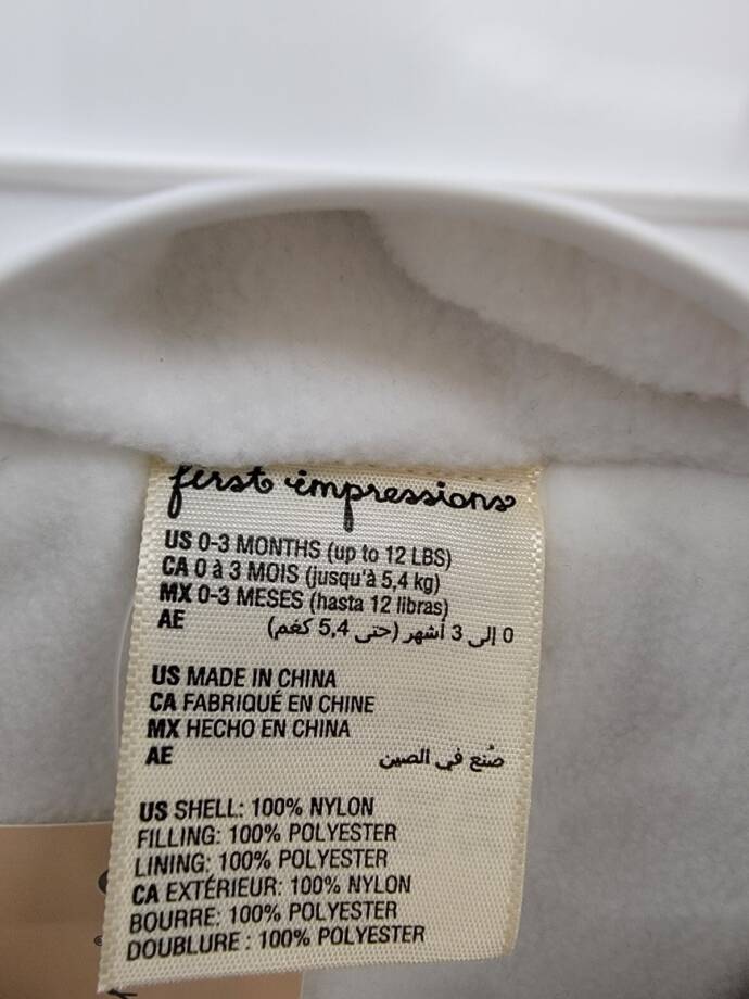 First Impressions Quilted Micro-Fleece-Lined Hooded Jacket Baby Boys' 0-3M Pine