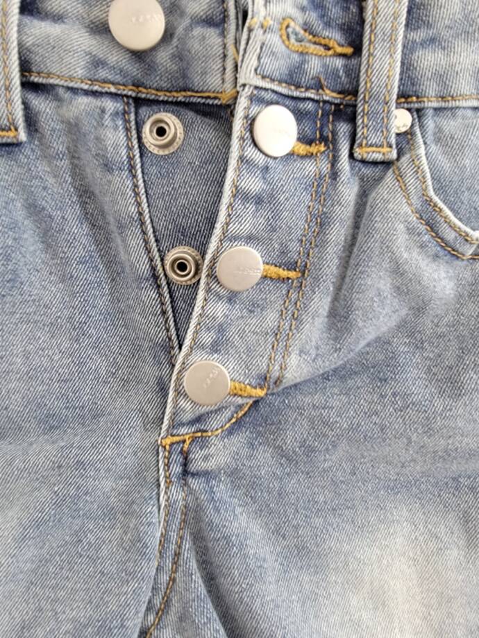 Joe's Jeans Jolly Fray Edge High Rise Jean Shorts Girls 12 Blue Ash Wash Pockets