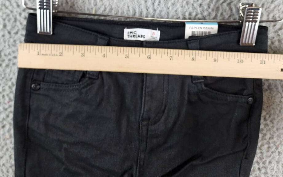 Epic Threads Denim Jeans Girls' 5 Deep Black Pockets Zip Fly With Button Closure