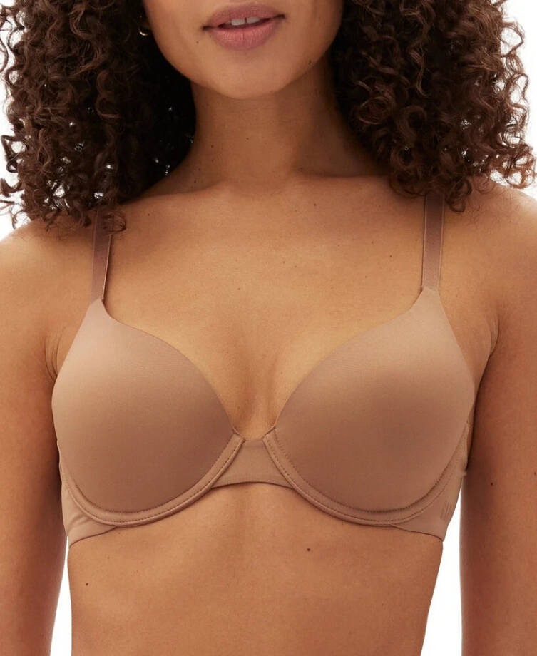 GAP GapBody Everyday Essentials T-Shirt Bra Women's 32D Bronzed Blush Back Hook