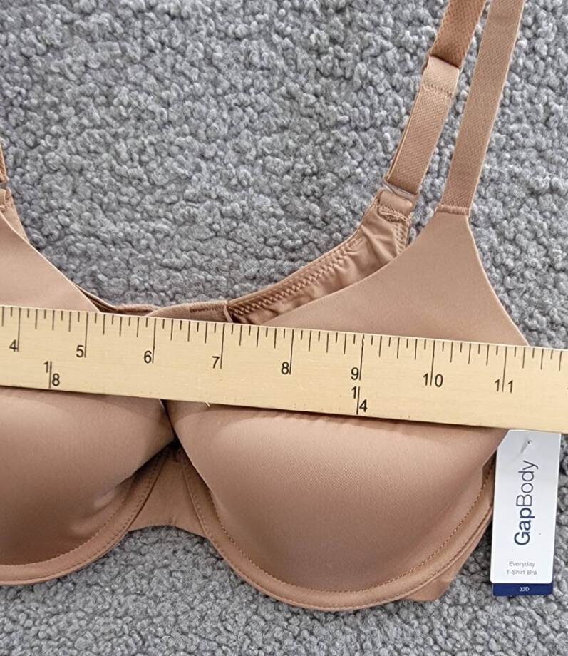 GAP GapBody Everyday Essentials T-Shirt Bra Women's 32D Bronzed Blush Back Hook