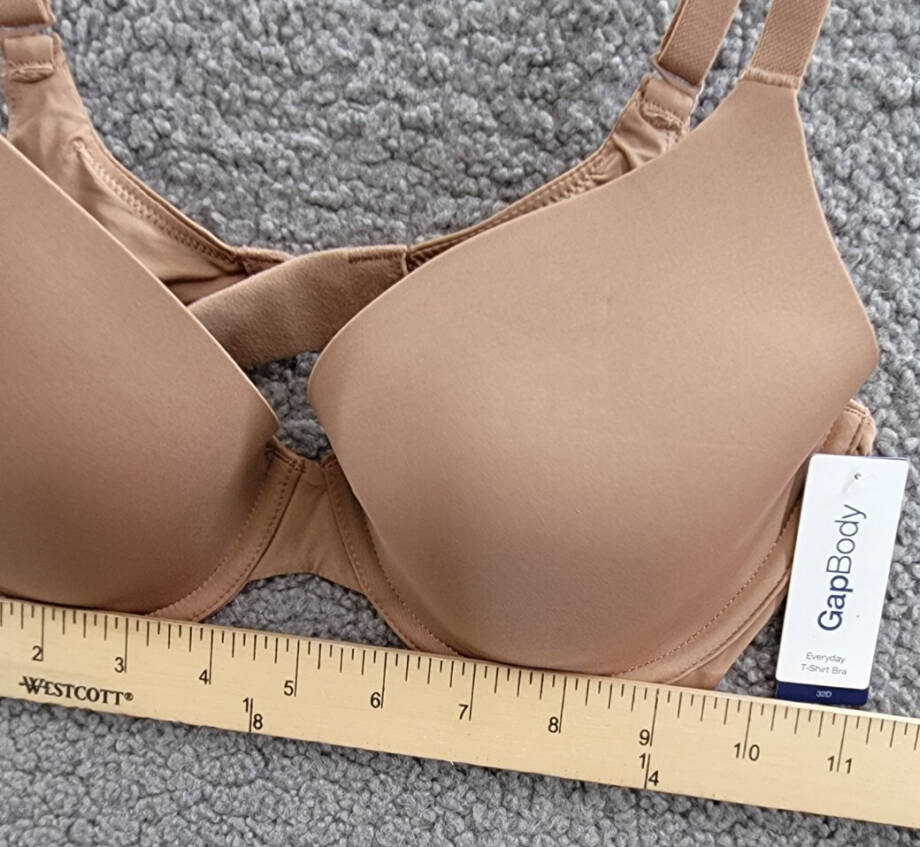 GAP GapBody Everyday Essentials T-Shirt Bra Women's 32D Bronzed Blush Back Hook