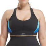 Reebok Plus Size Lux Colorblocked Racerback Sports Bra Women's 1X/16W Black/Blue