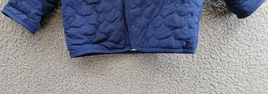 First Impressions Quilted Micro-Fleece-Lined Hooded Jacket Baby Boys' 24M Navy